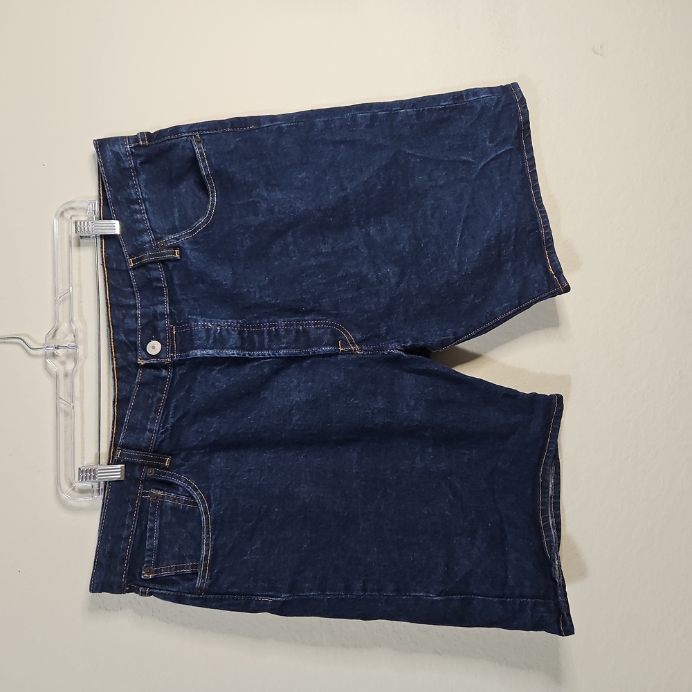 Levi Strauss & Co 42W all button down for closure dark blue jean